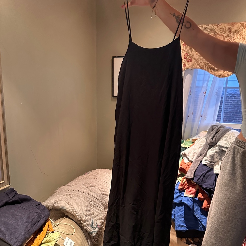 NWT boutique black maxi dress